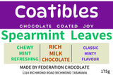 Coatibles - Spearmint Leaves - Milk Chocolate - 175g