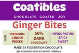 Coatibles - Ginger Bites - Dark Chocolate - 120g